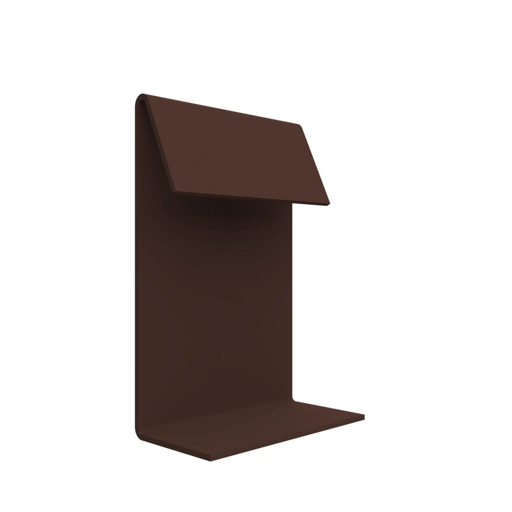 Terasová spojka "C" (hnědá RAL 8017, 110 mm)