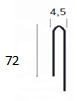 Terasový profil "NT60" - nástavec 72 mm