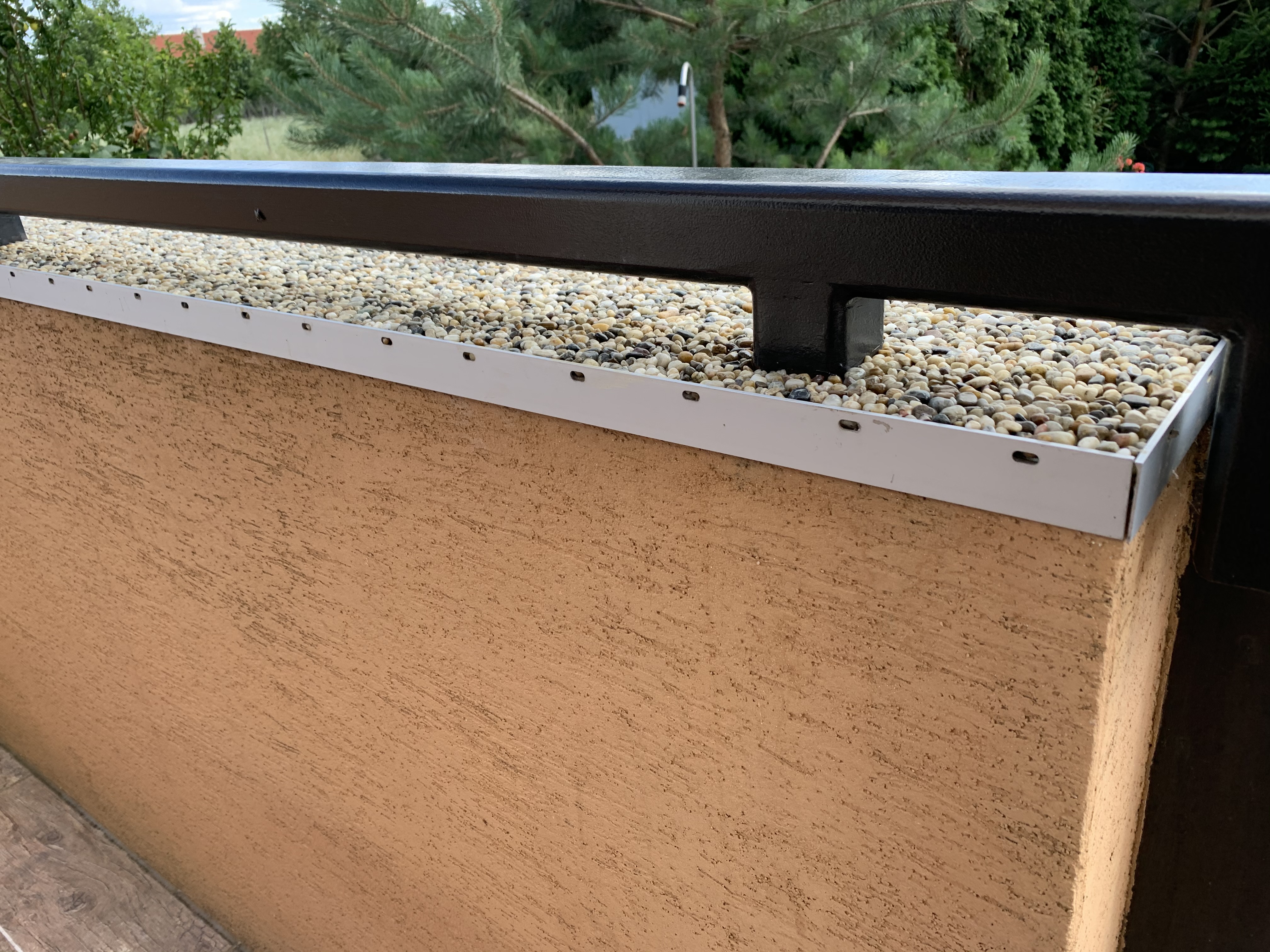 Terasový profil STONE "T" 12,5 mm - ELOX Stříbrný
