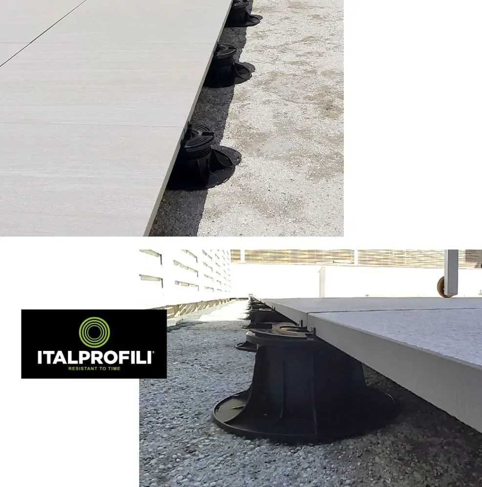 Rektifikační terč pod dlažbu se samonivelační hlavou H 35-50 mm