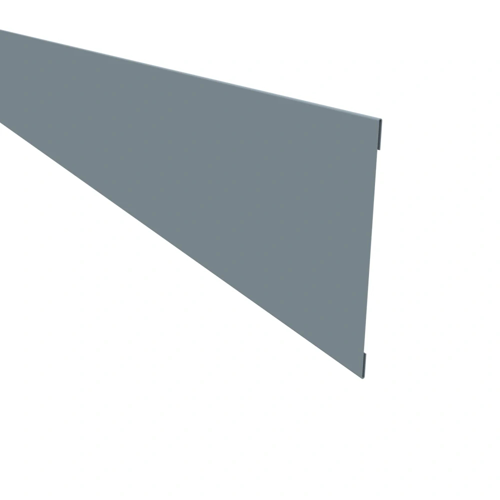 Terasový ukončovací profil "C" 130 mm (šedá RAL 7001)