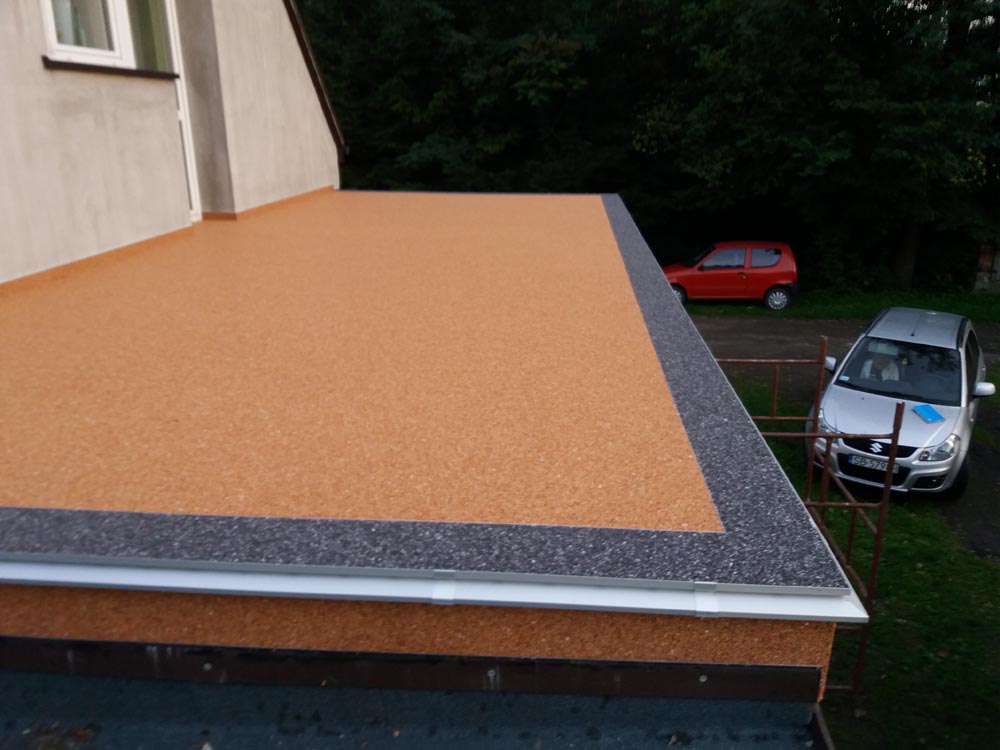 Balkonová lišta OKAP, hnědý RAL 8028, délka 2500 mm