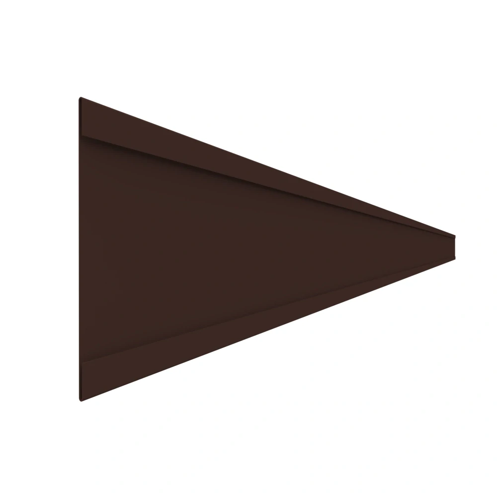Terasový ukončovací profil "C" 110 mm (hnědá RAL 8017)
